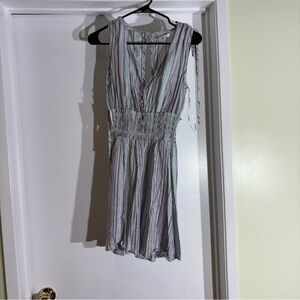 Elle Multicolor Striped Mini Dress